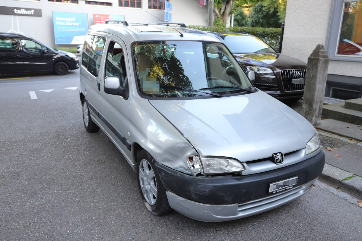 Verkehrsunfall mit Sachschaden in St.Gallen