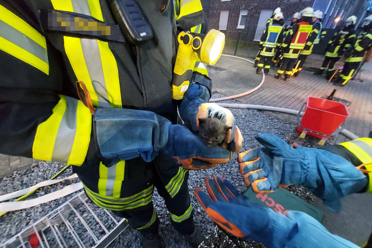 Gebräudebrand am Steenpad in Kellen