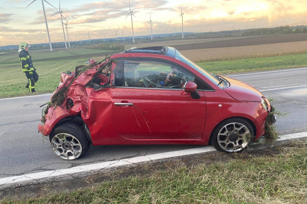 Unfall fordert schwer verletzten Mann bei Sommerein