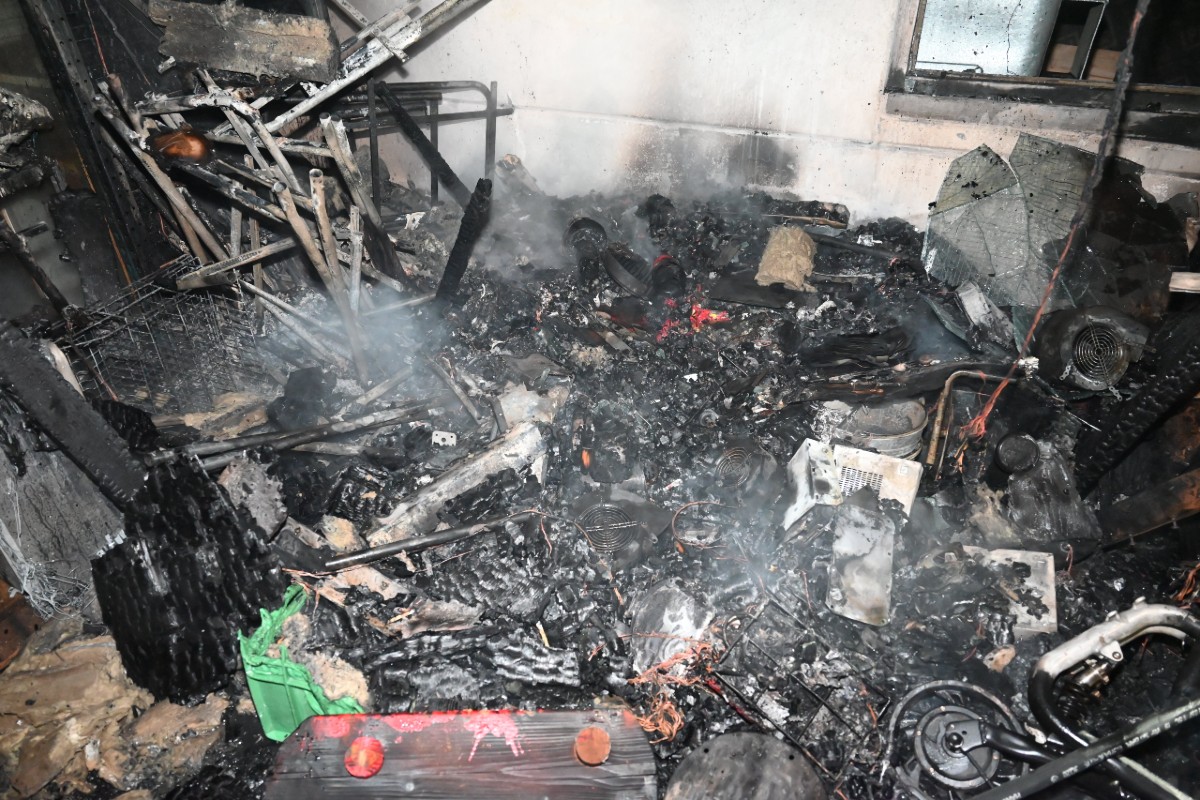 Rheineck SG - Brand in Lagerhalle