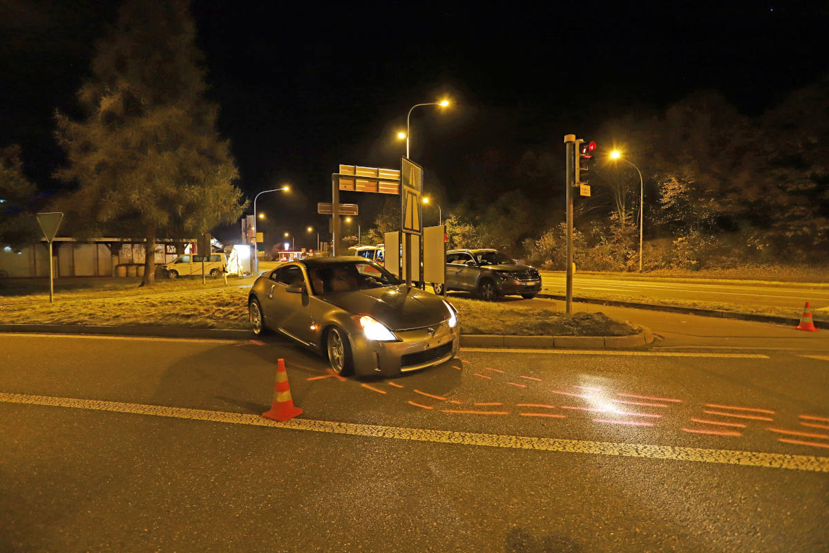 Ins Schleudern geraten und gegen Mauer gekracht in St. Gallen