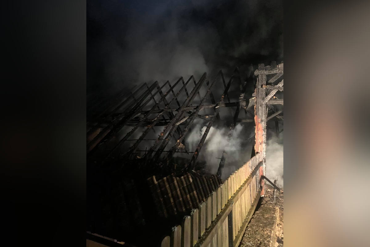 Großer Brand auf landwirtschaftlichem Anwesen