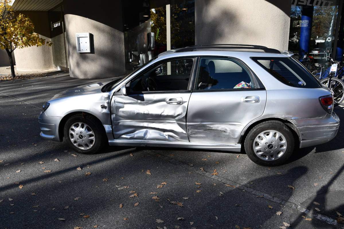 Kollision zwischen zwei Personenwagen in Chur