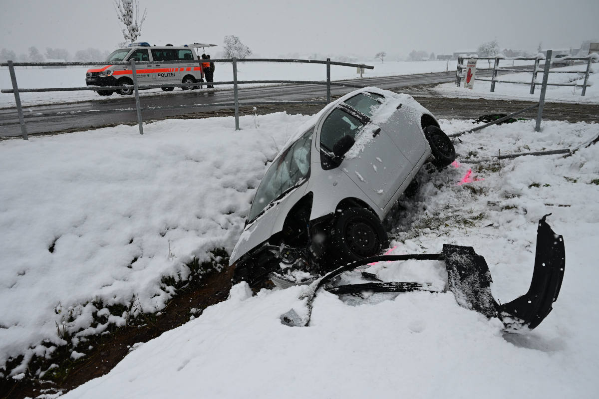 Winterliche Verhältnisse führen zu Unfällen
