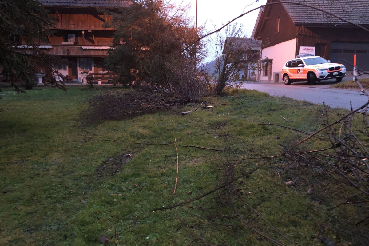 In Balm bei Messen SO kam es zu einem Unfall.