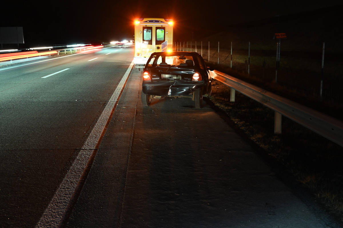 A13 Sevelen SG – Auffahrunfall auf der Autobahn
