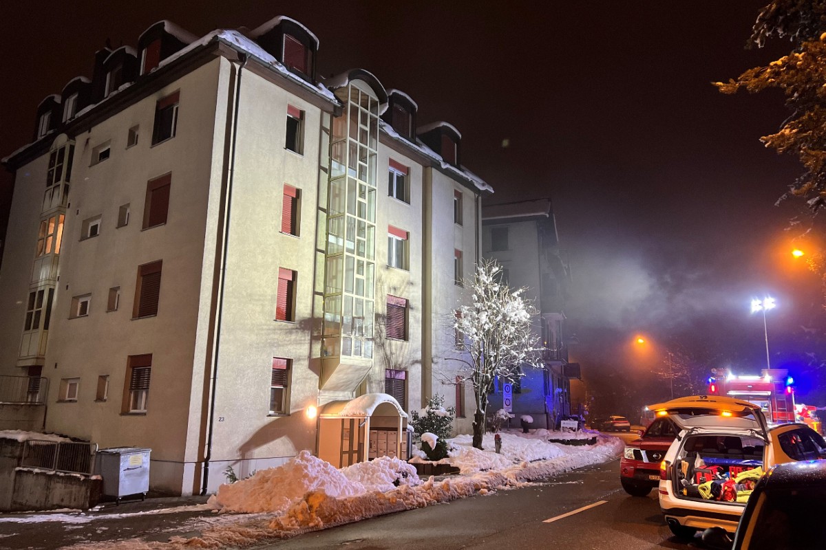 Stadt St.Gallen - Frau nach Brand in Lebensgefahr