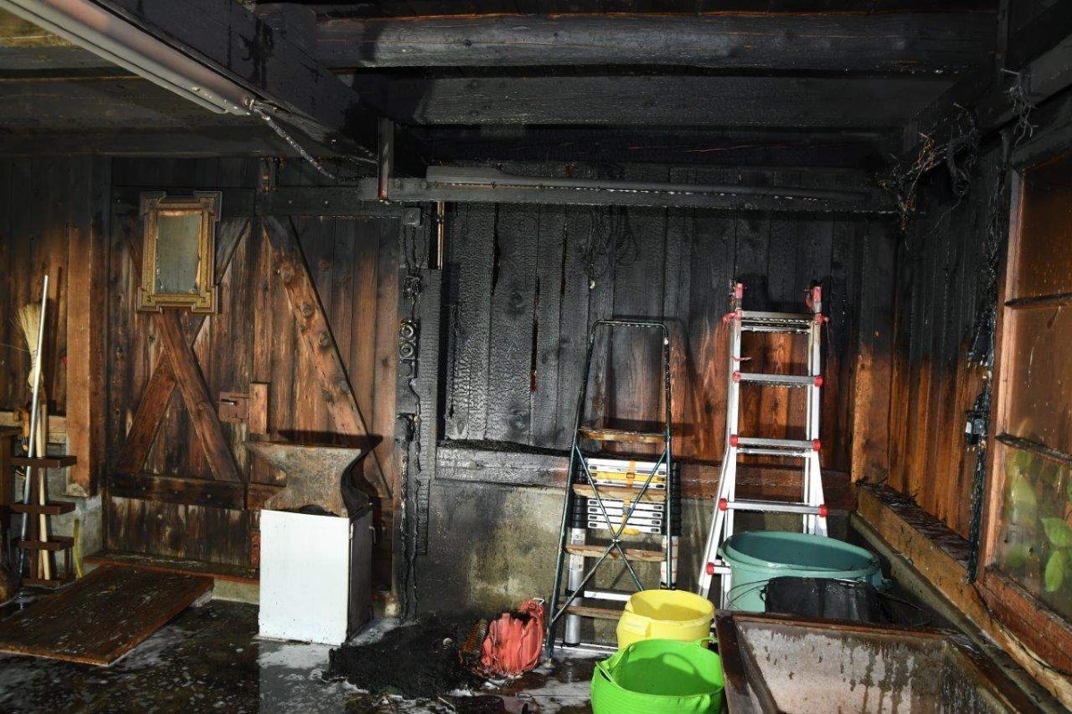 Holderbank AG - Die Polizei geht von Brandstiftung aus