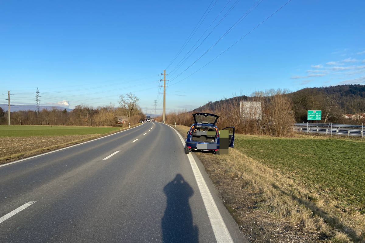 Nach Streifkollision weitergefahren 