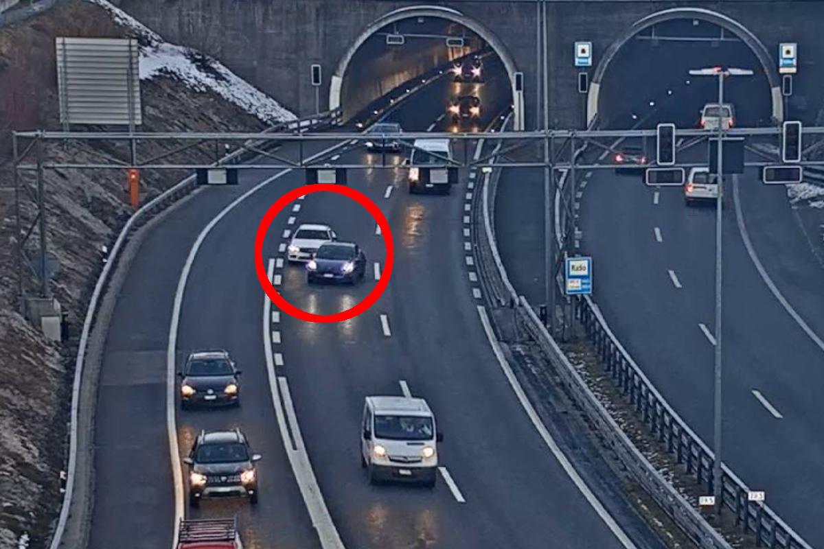 Kollision nach Überholmanöver auf der A15