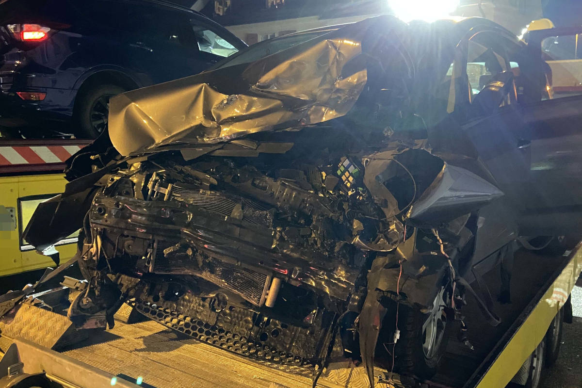 Frontalkollision nach Überholmanöver in Mumpf AG