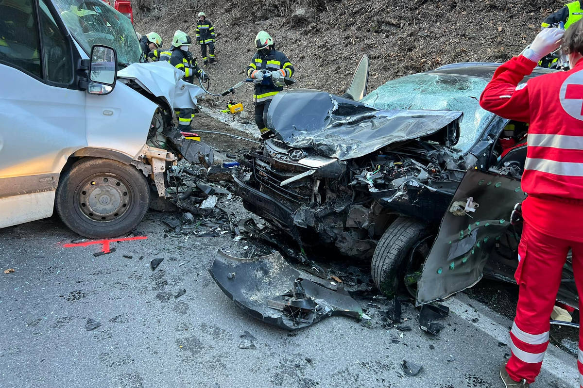 Verkehrsunfall mit Personenschaden auf der B91