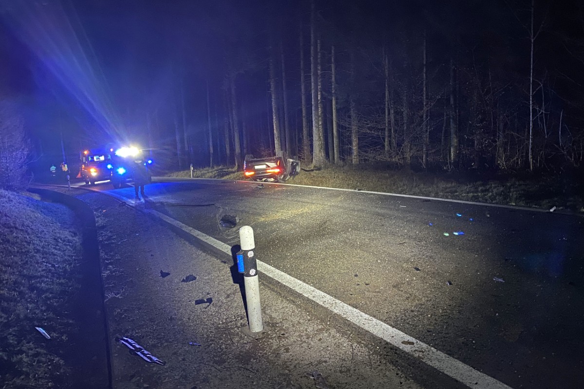 Der 600 PS starke BMW wurde massiv beschädigt.