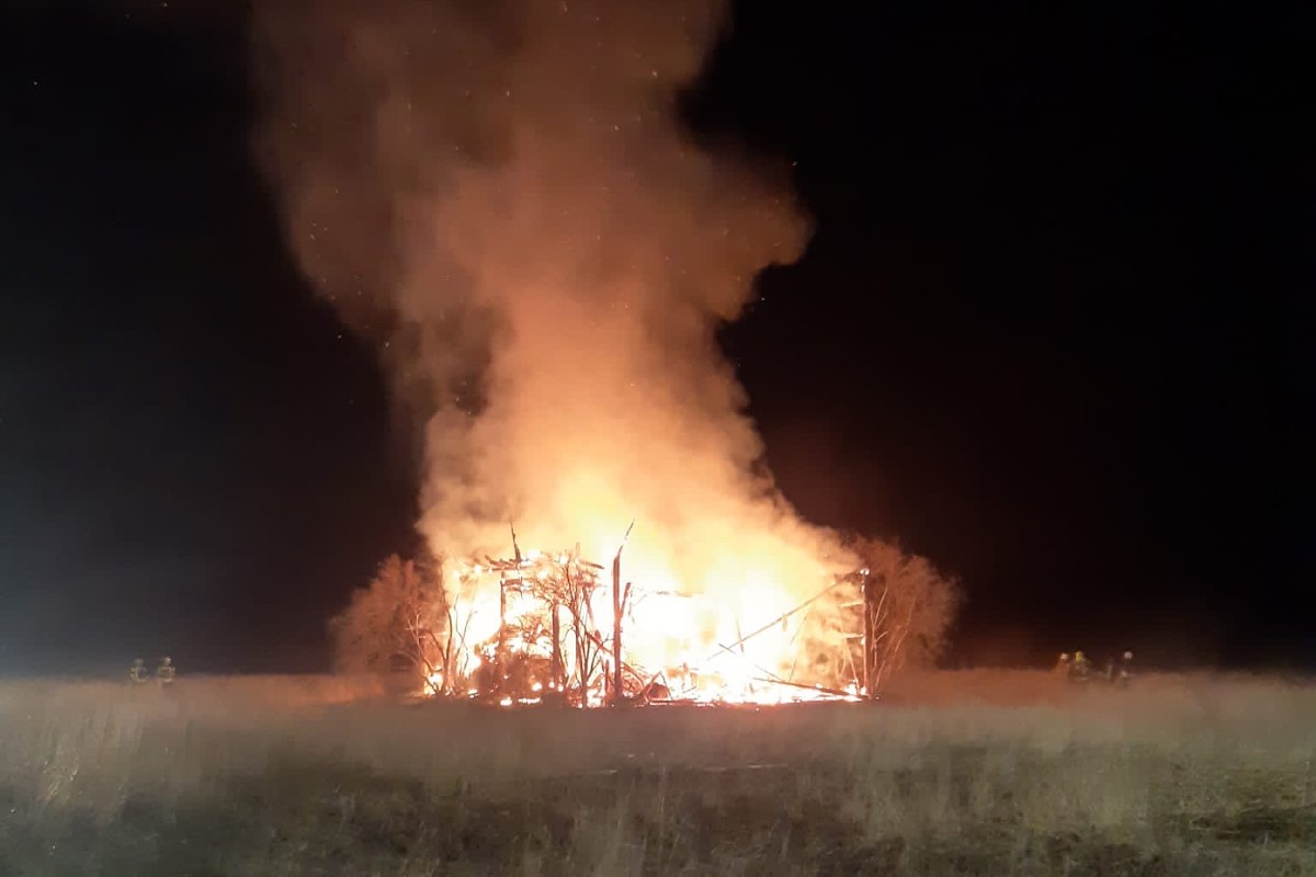 Esperstedt - Ermittler gehen von Brandstiftung aus