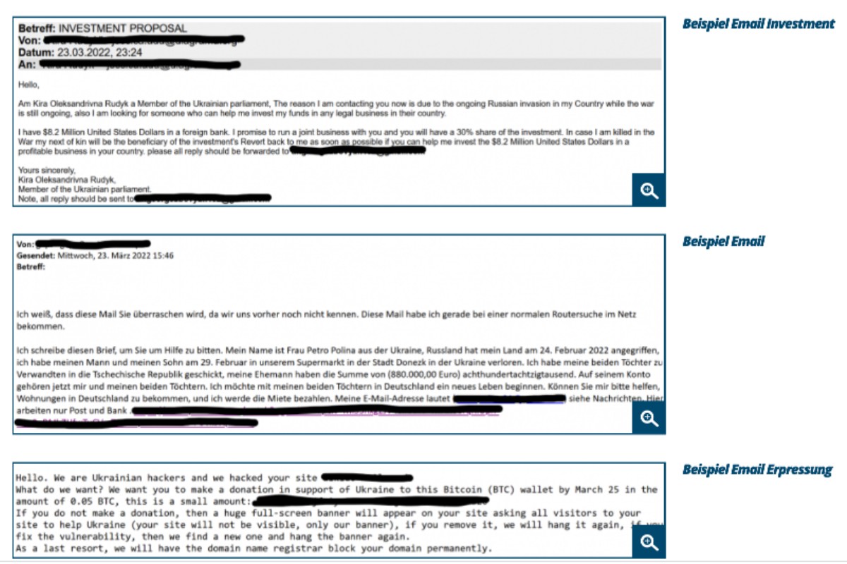 Dreiste Betrüger nutzen Krieg in der Ukraine aus!