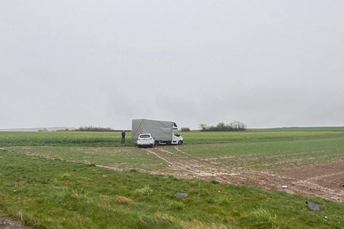 A6 Wattenheim – Autobahnpolizei Ruchheim nimmt Unfall der kuriosen Art auf