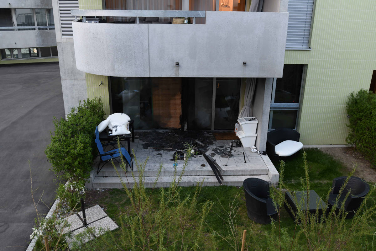 Rorschach SG – Brand eines Gasgrills richtet hohem Schaden an