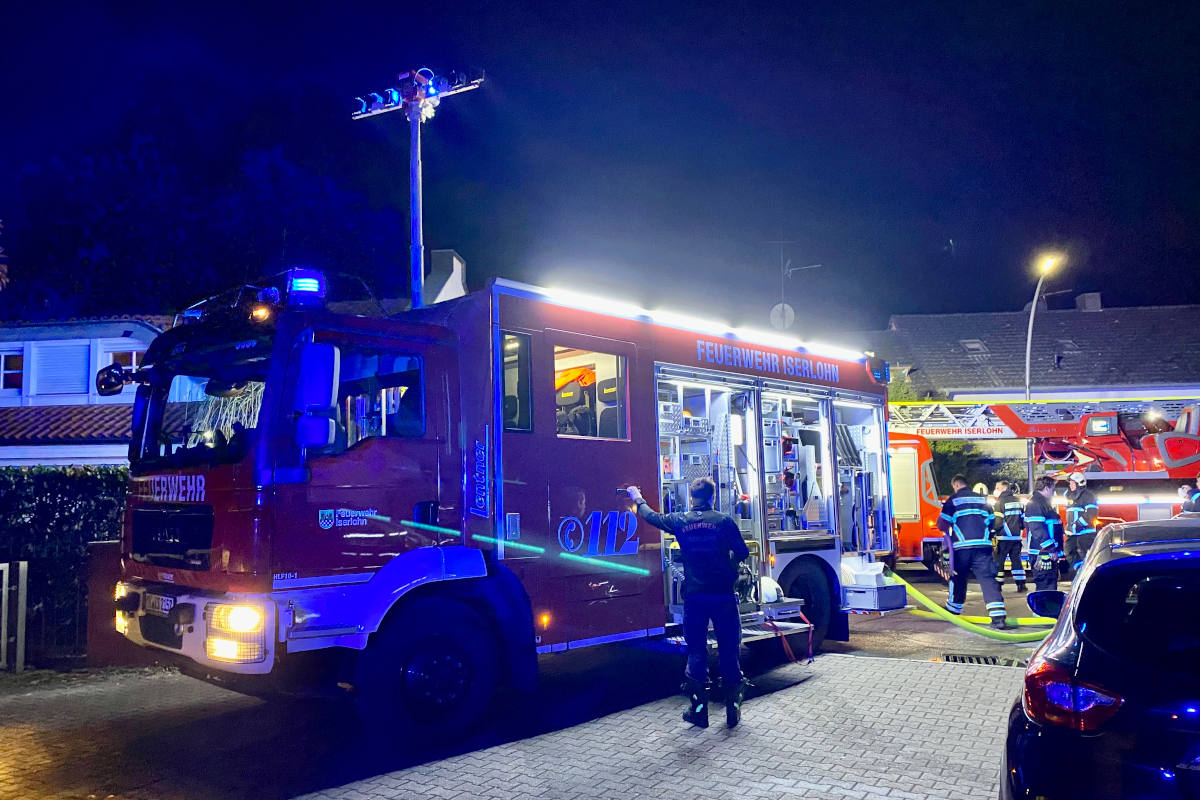 Zwei Personen nach Zimmerbrand im Krankenhaus