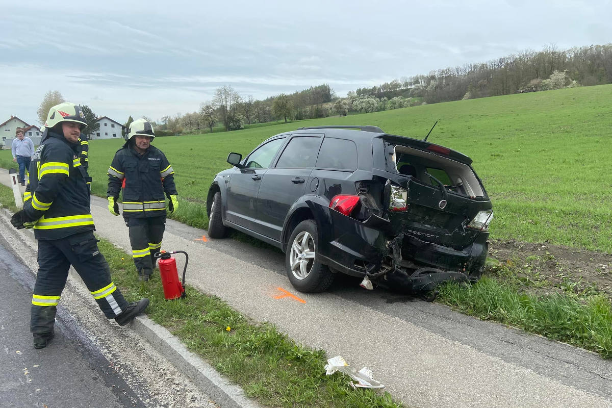 Bremsung für Entenfamilie endete mit Auffahrunfall