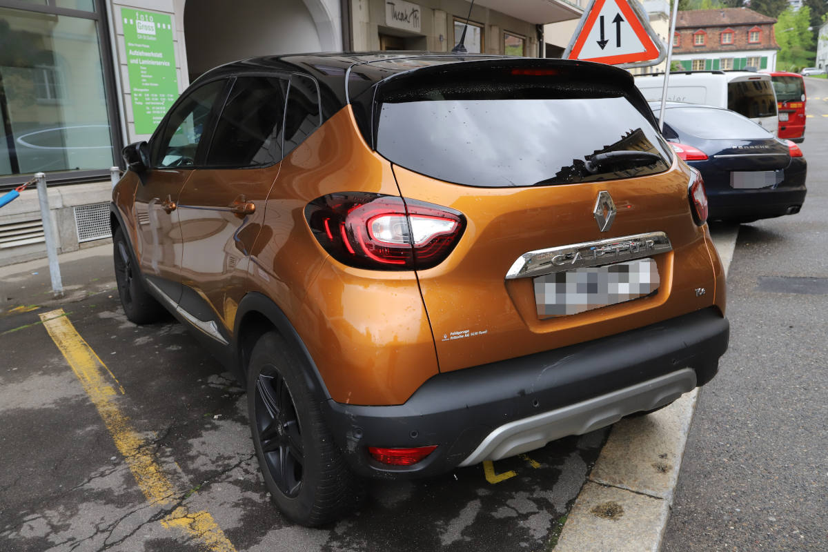 Am Unfall beteiligtes Fahrzeug