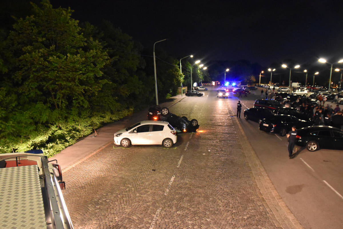 Wien – Missglückter Drift-Versuch führt zu schwerem Verkehrsunfall