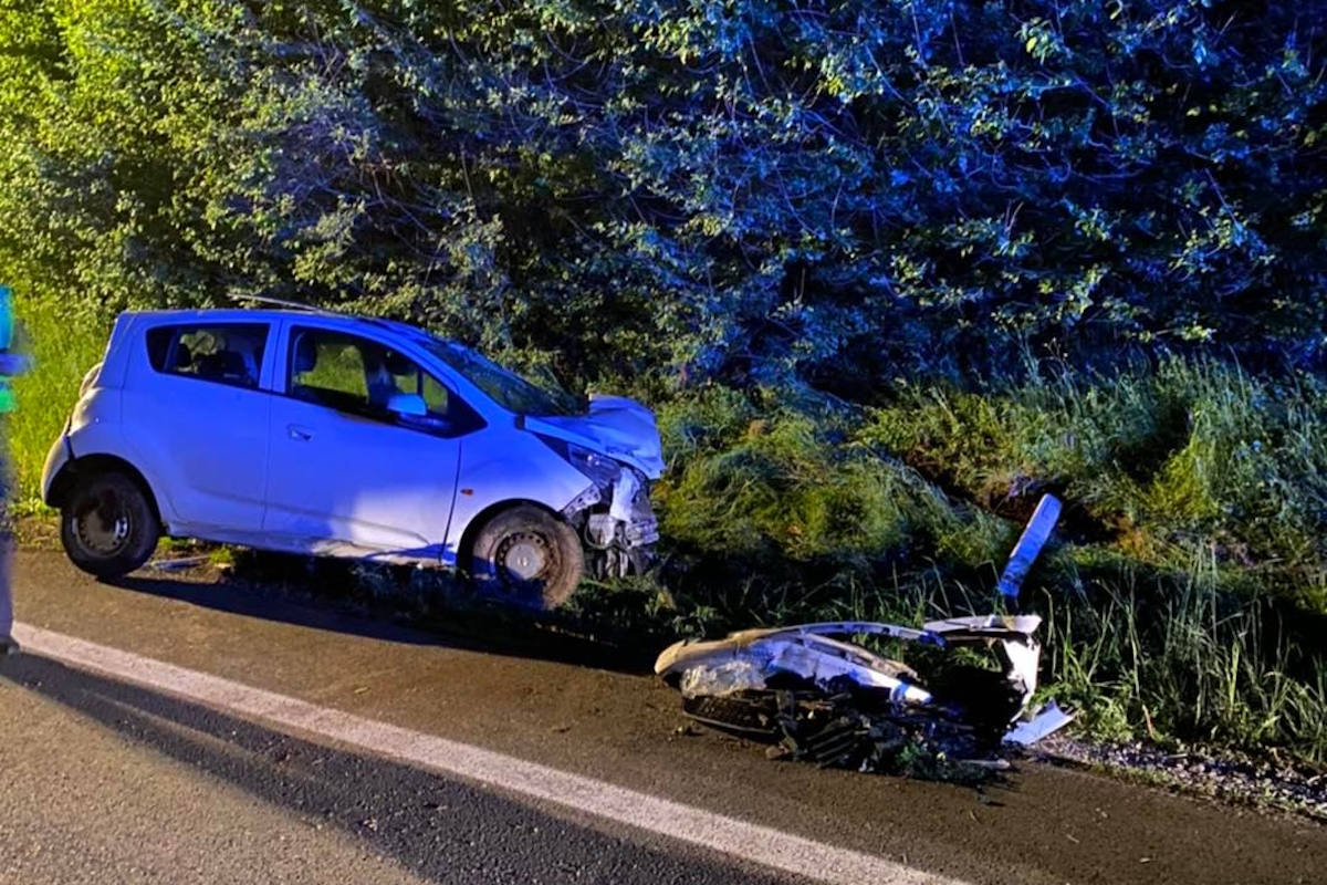 A2 Griffen – Nach Kollision überschlagen