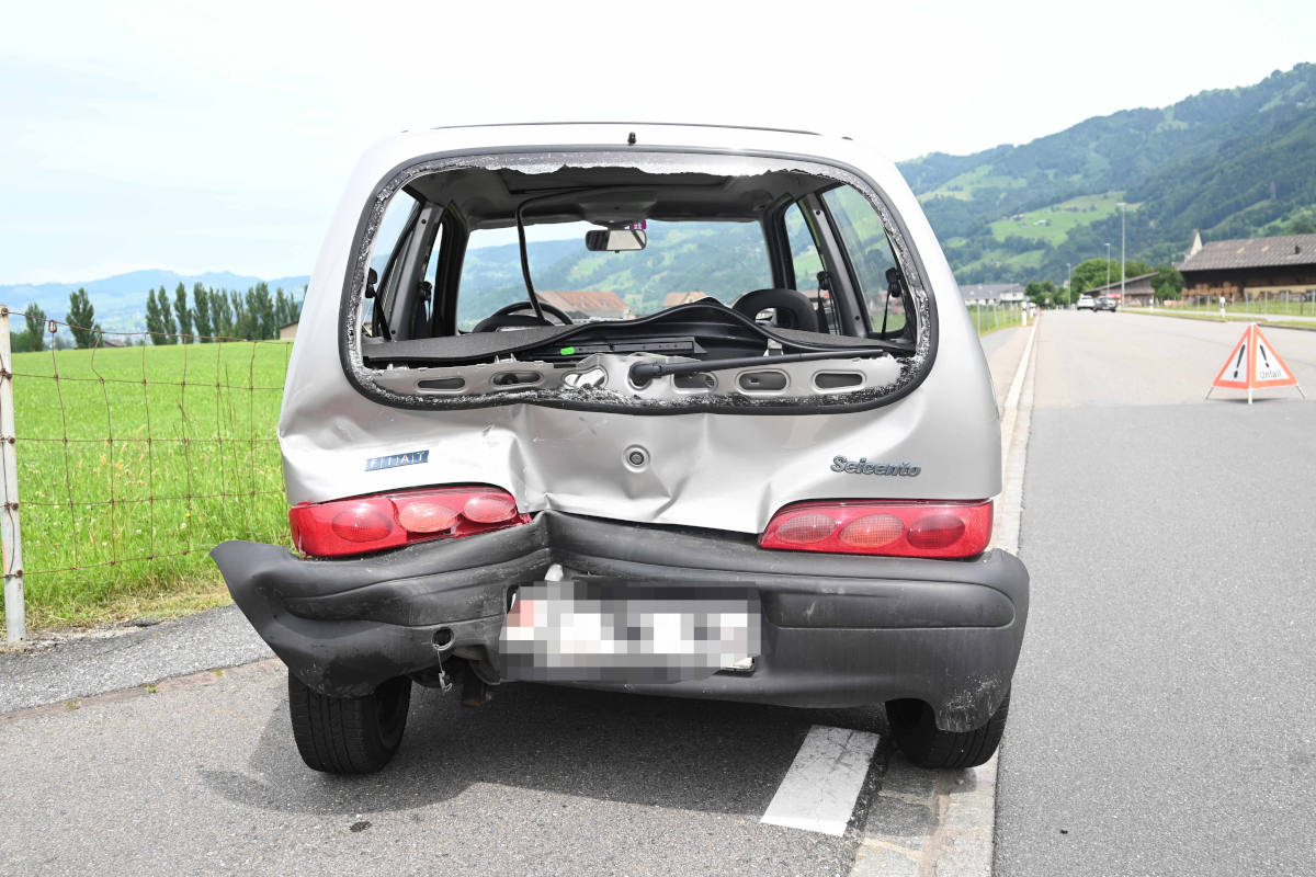 Schänis SG – Bei Auffahrkollision verletzt