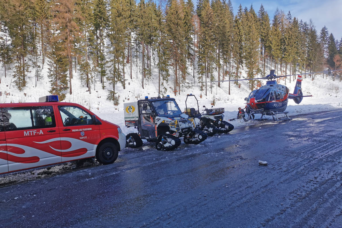 140 Einsatzkräfte bei geplanter Suchaktion im Bezirk Liezen im Einsatz