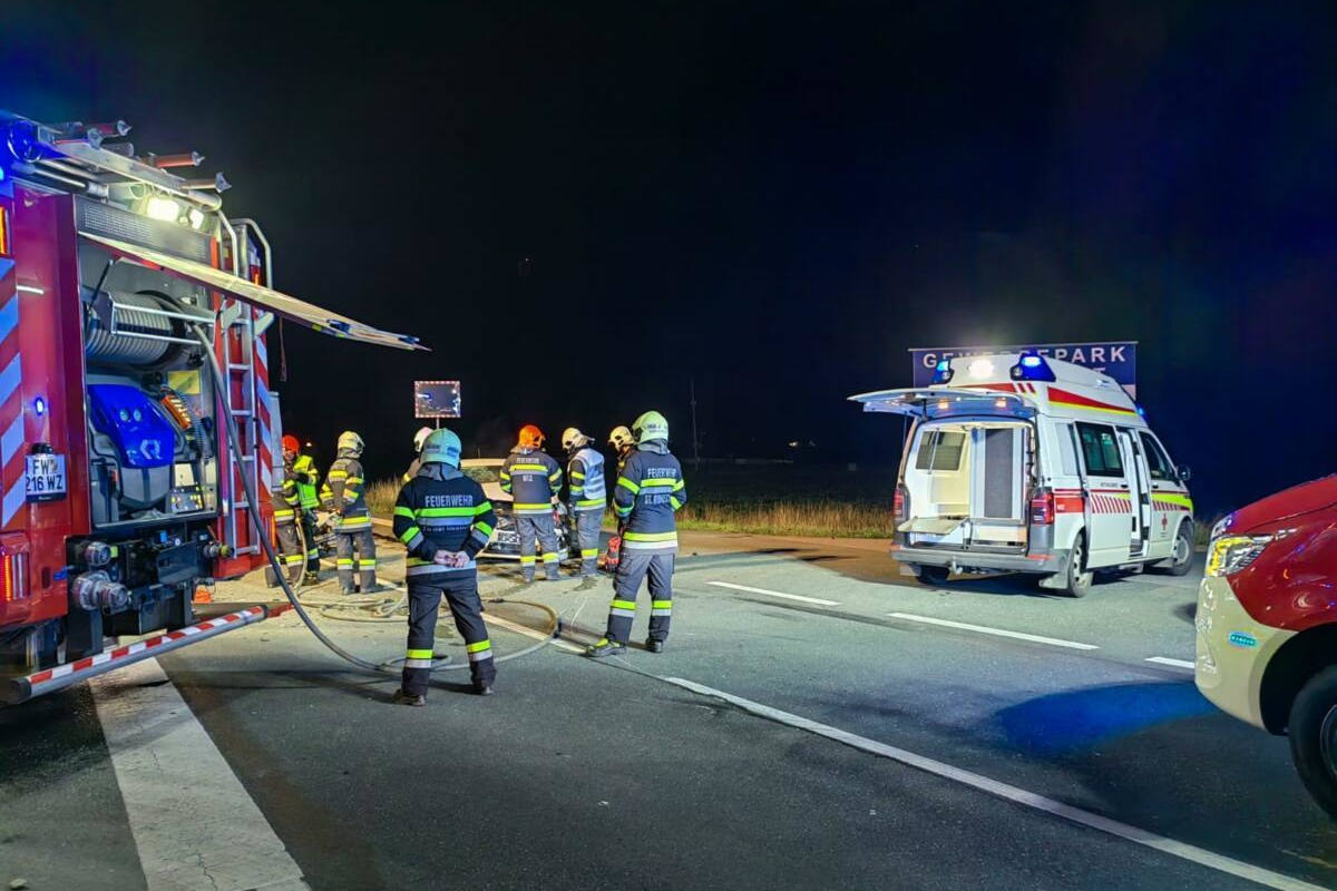 Drei Verletzte bei Kollision