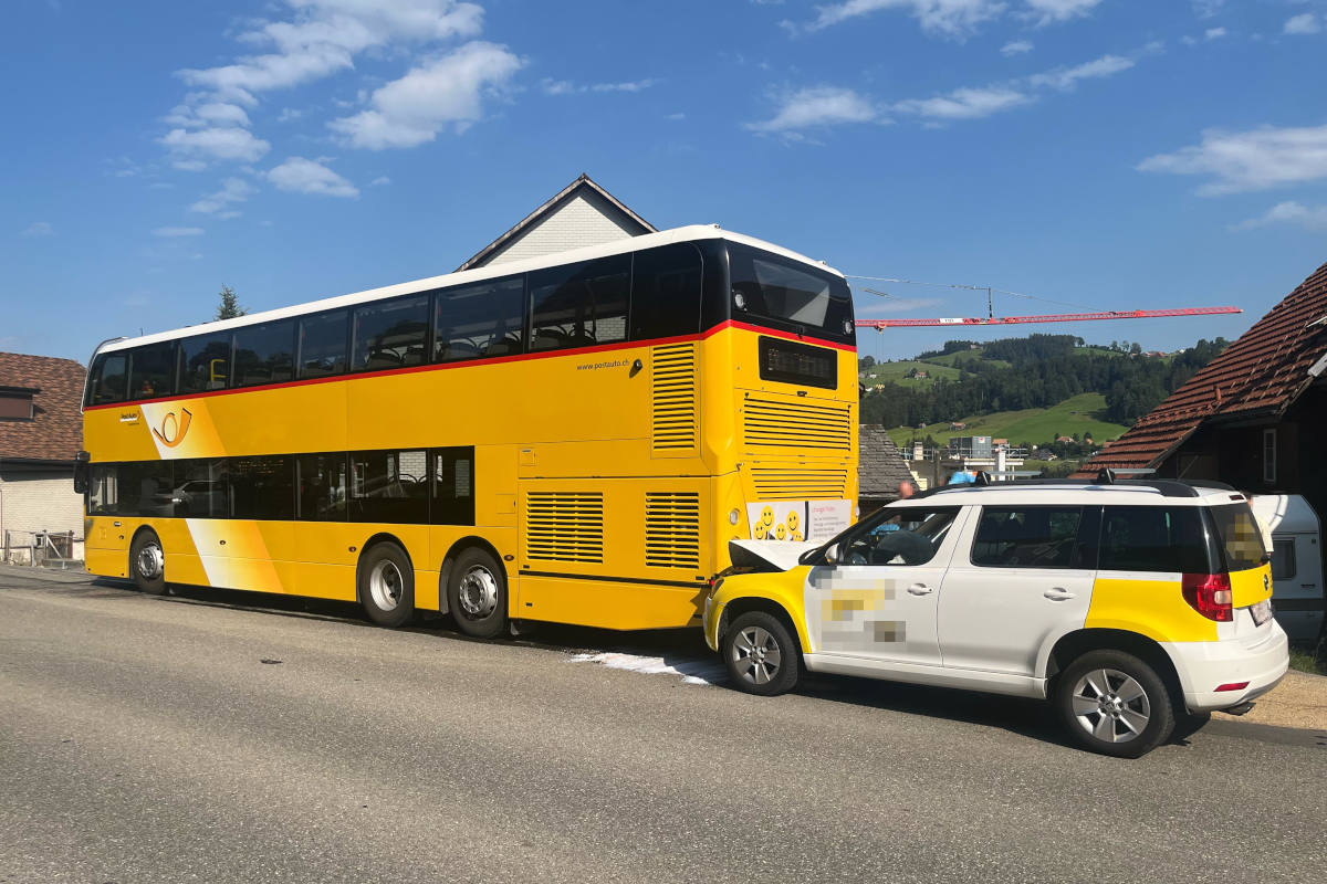 Eggersriet SG – Auffahrunfall wegen Übermüdung