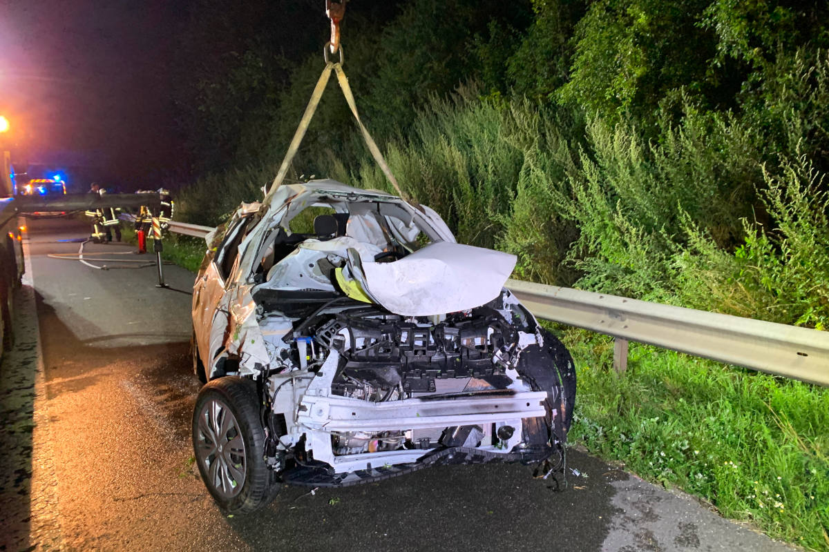 Drei Menschen bei Unfall auf der A2 bei Bad Salzuflen verletzt