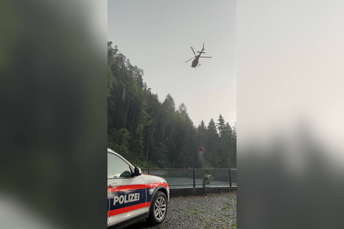 Brand unterhalb des Fürstensteigs