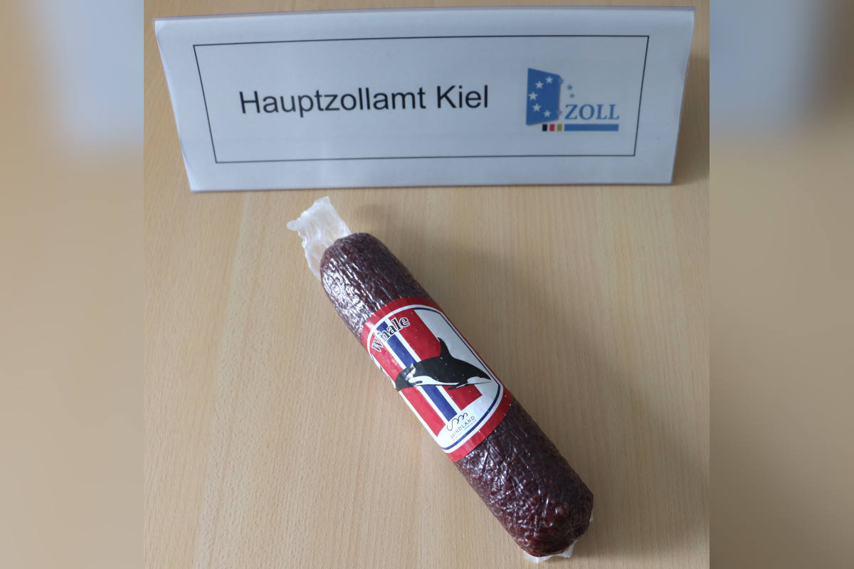 Kiel – Norwegische Wal-Salami aus dem Verkehr gezogen – Artenschutz kennt keine Grenzen