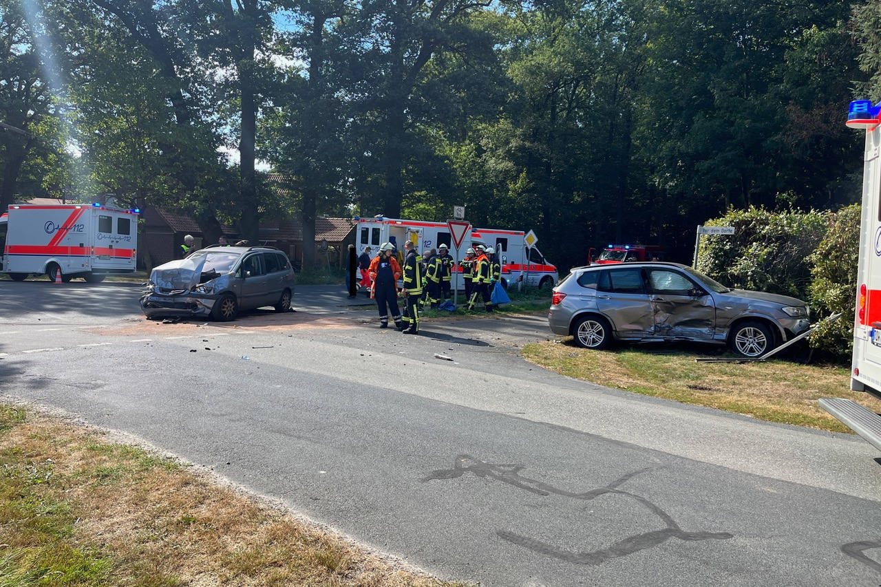 Bockel – Verkehrsunfall mit fünf verletzten Personen