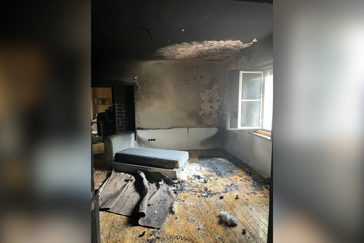 Hund erleidet bei Zimmerbrand Rauchgasvergiftung