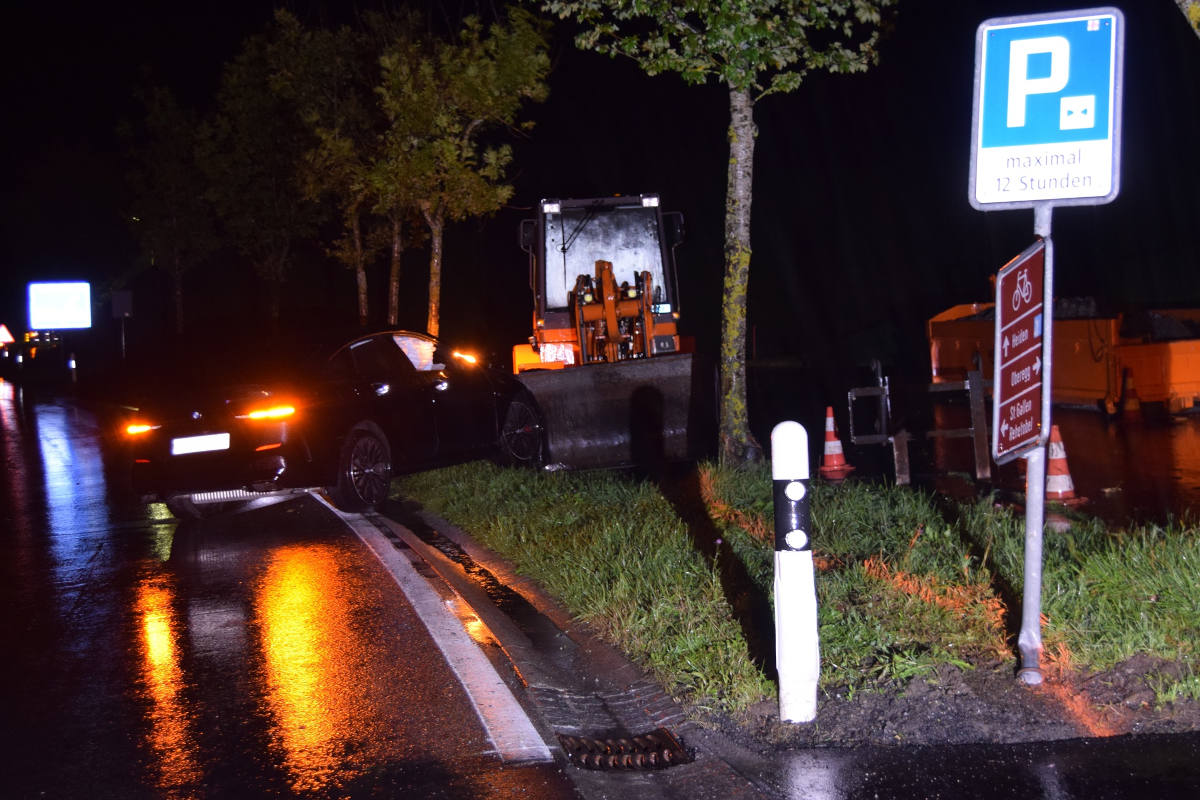 Alkoholisiert Selbstunfall verursacht