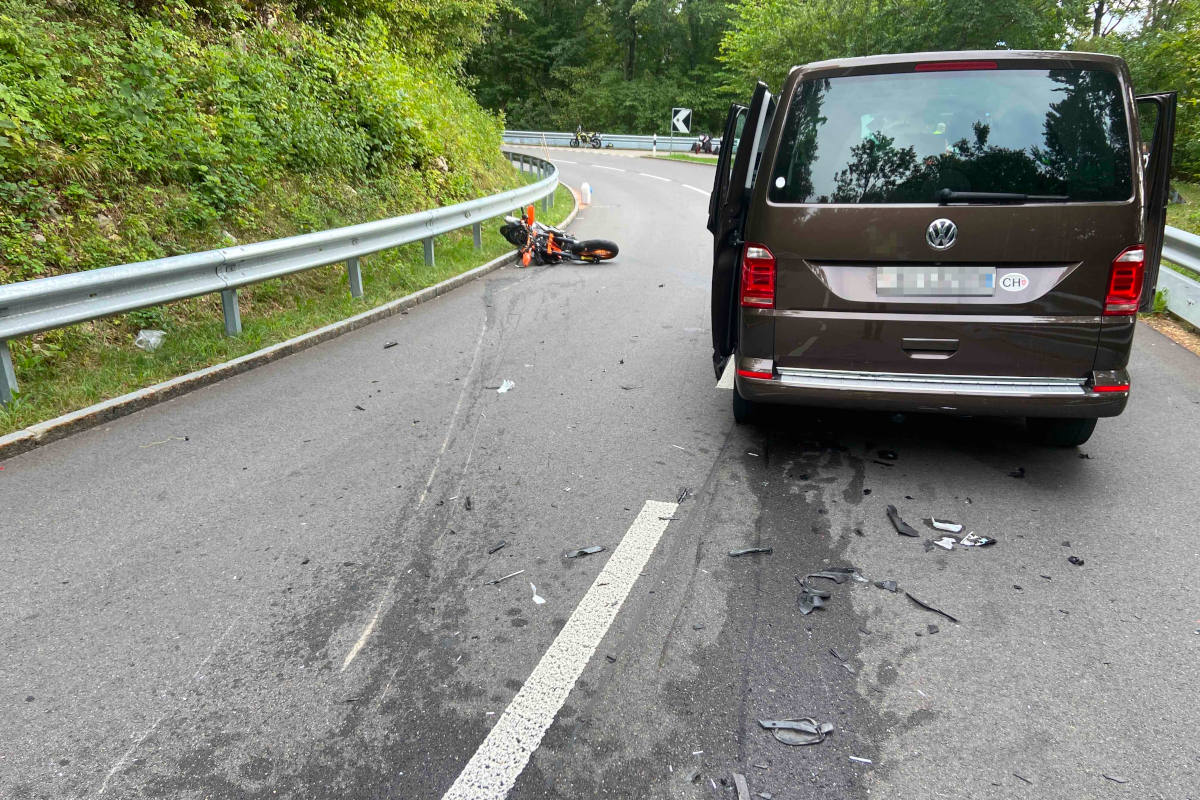 Motorradlenker bei Unfall schwer verletzt 
