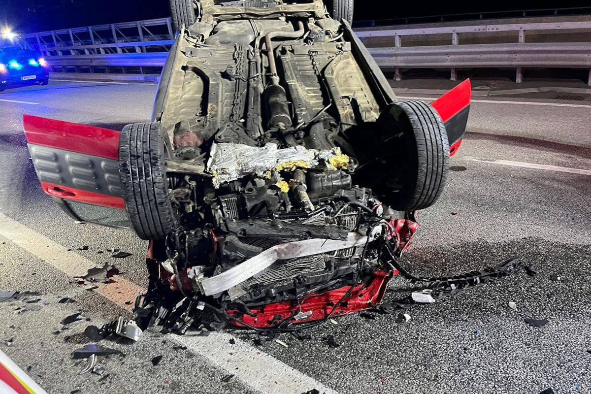 Verkehrsunfall mit Personenschaden auf der S36 in Knittelfeld