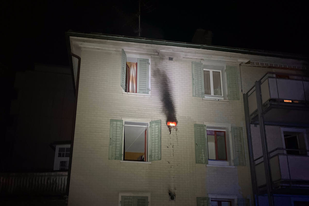 Stadt St. Gallen – Pfannenbrand durch nichtabschalten des Herdes verursacht