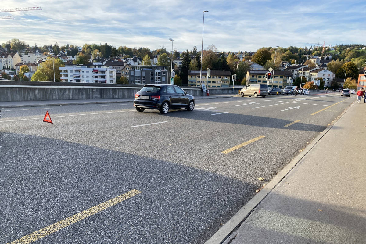 Stadt St. Gallen – Nach Unfall davongefahren