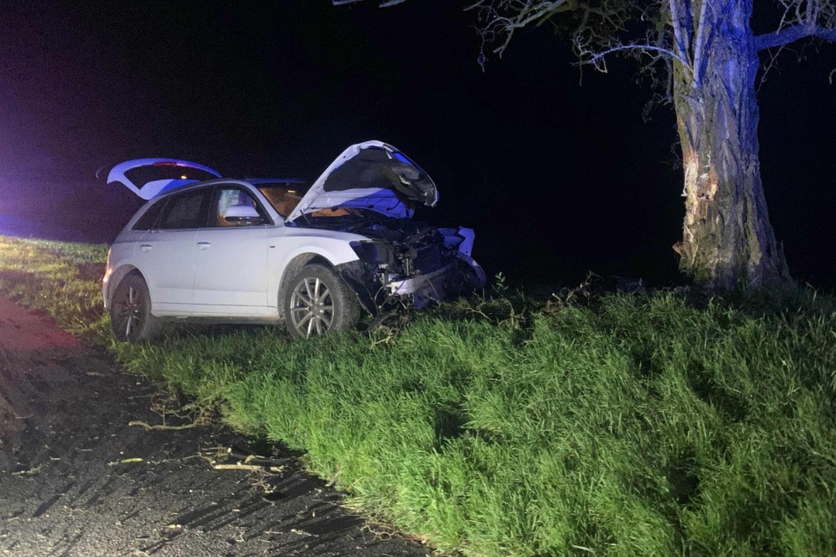 Beim Unfall in Laupersdorf verletzte sich der Fahrer.