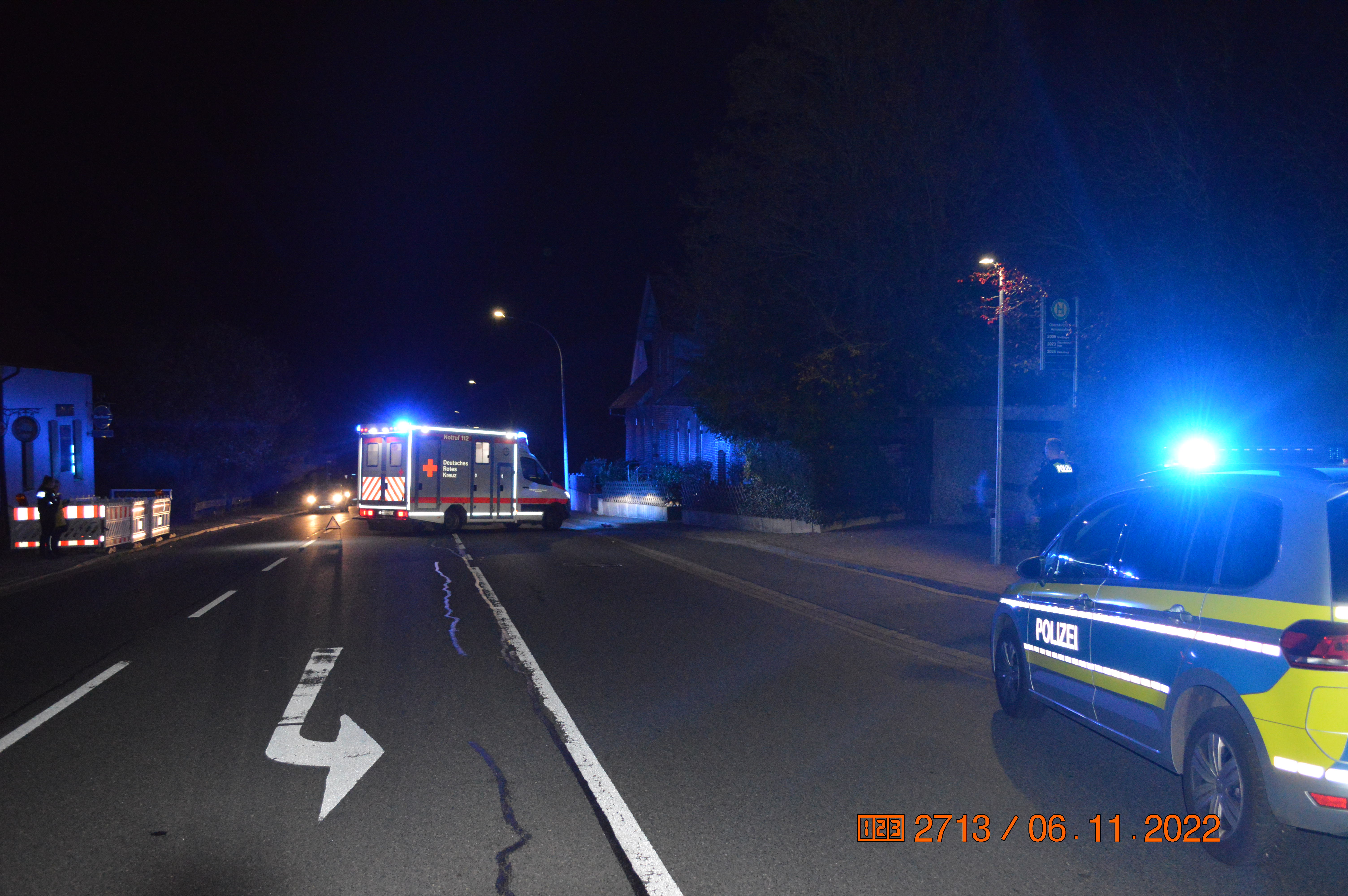 Obernkirchen – Auto erfasst betrunkenen 78-jährigen Fußgänger