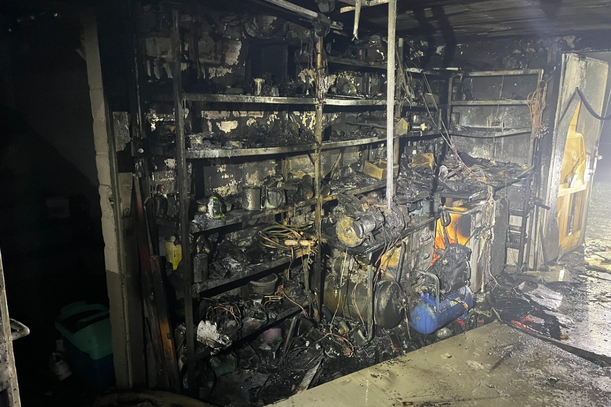 Widnau SG - Garage in Vollbrand geraten