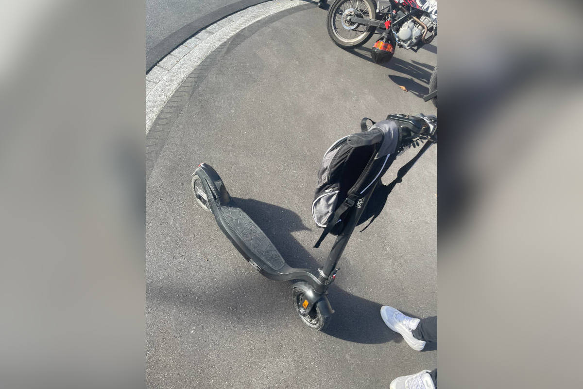 Chur GR – Motorrad kollidiert mit E-Scooter