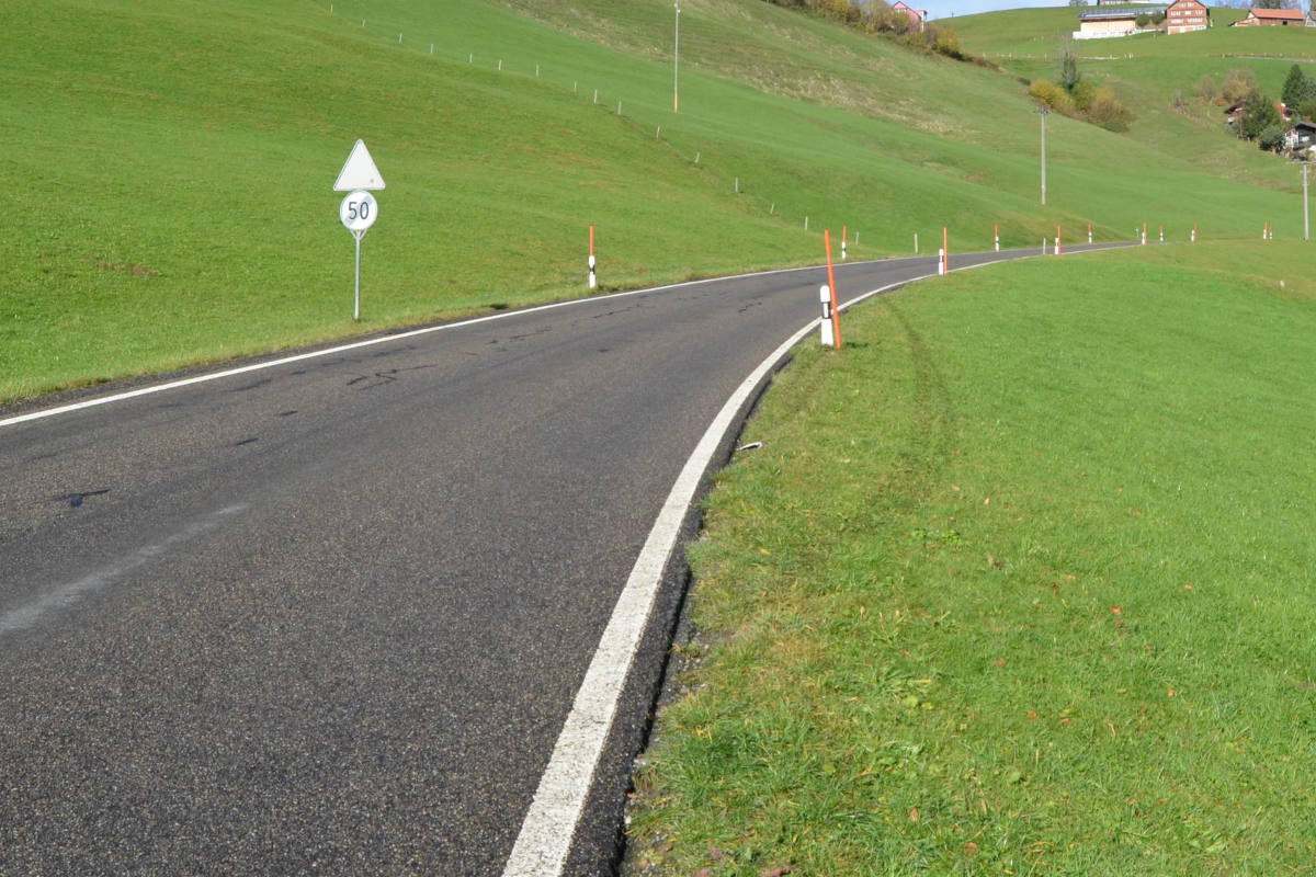 Unfallstelle Schwellbrunn