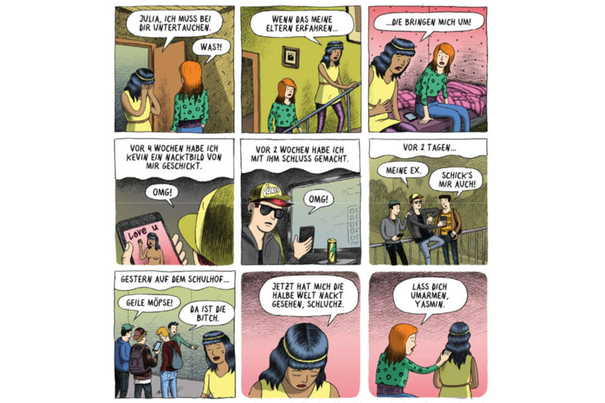 Kanton Wallis – Illegale Pornografie, "Sexting/Nudes», Präventionskampagne der Kantonspolizei