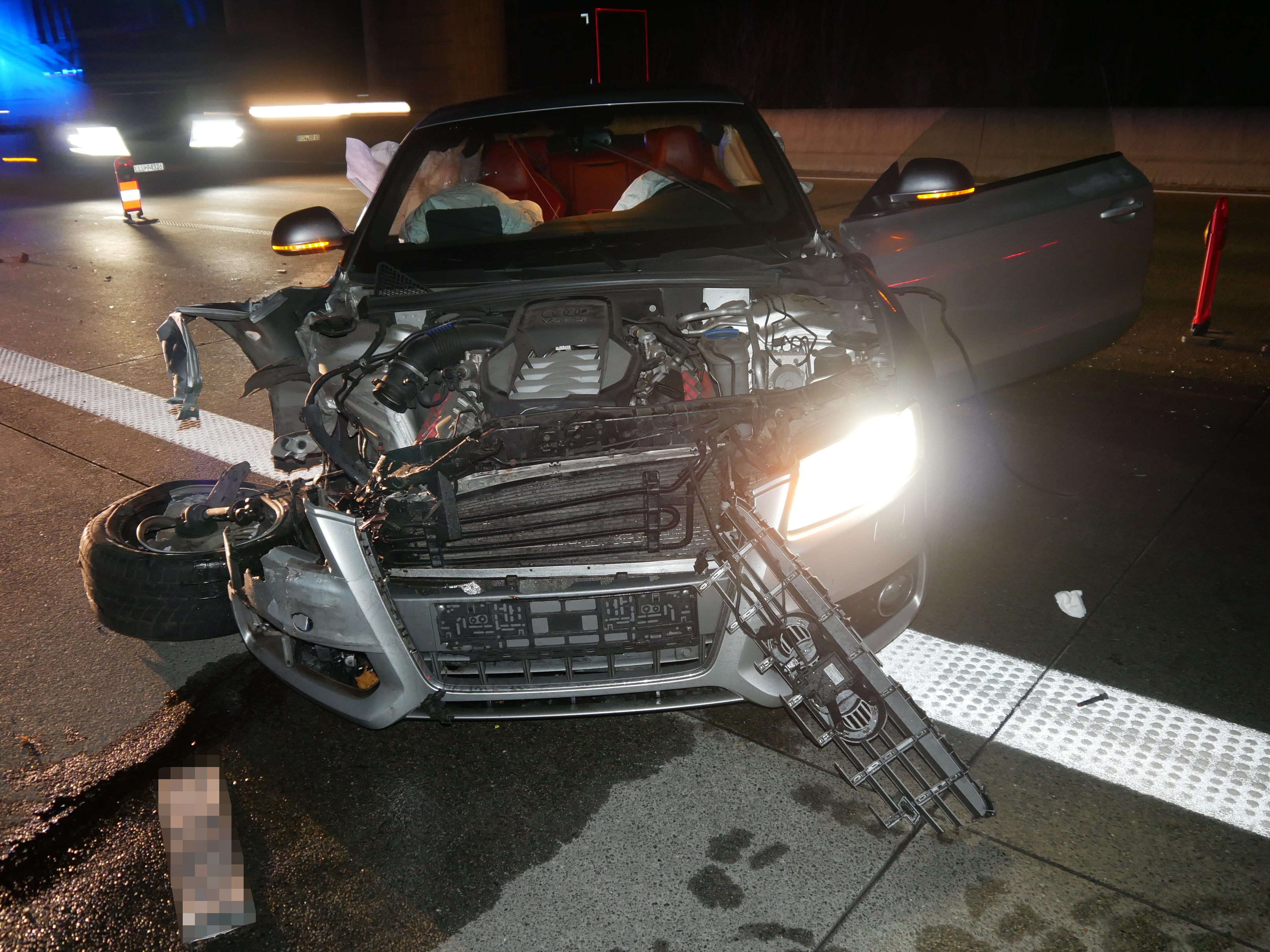 A1 Sittensen– Unfall nach Sekundenschlaf