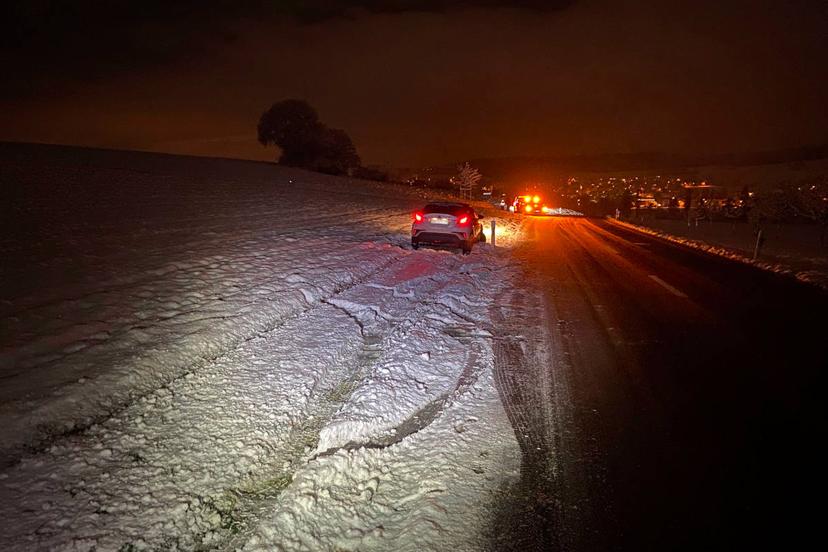 Kanton Aargau – Mehrere Selbstunfälle aufgrund von Alkoholeinfluss