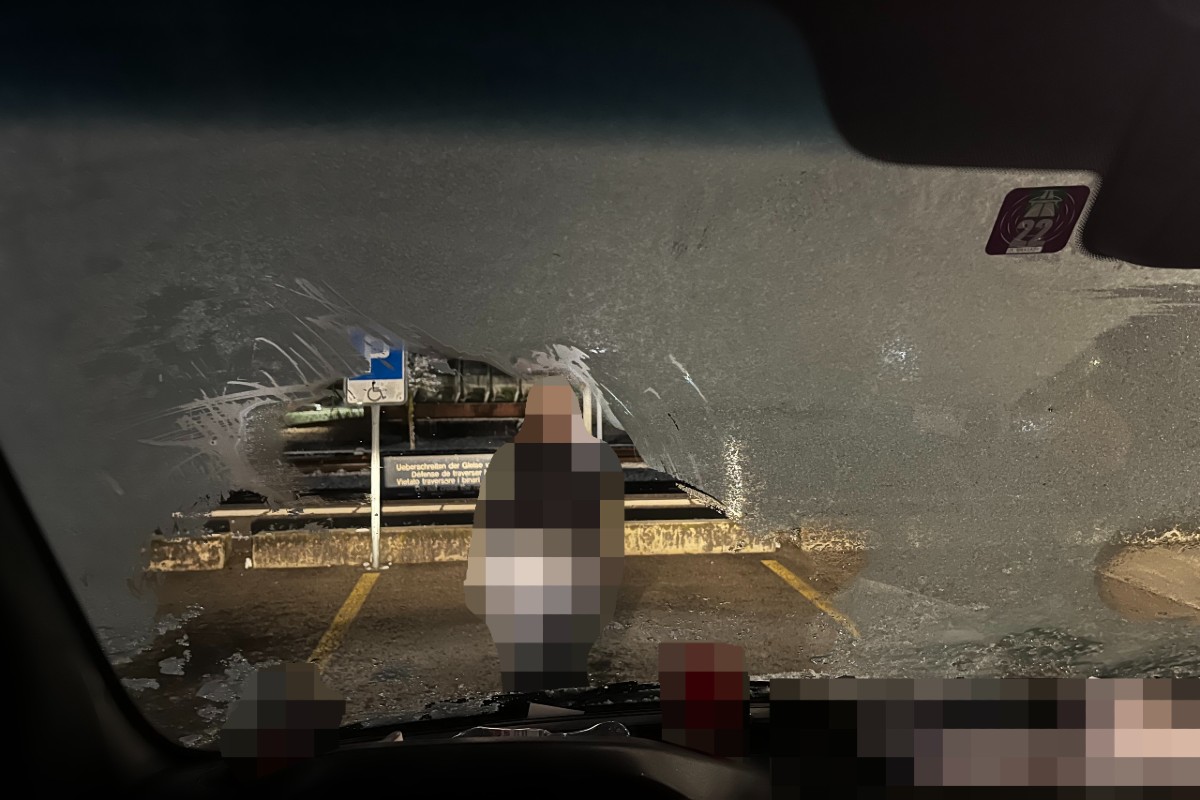 Kanton St.Gallen - Mit vereisten Scheiben unterwegs