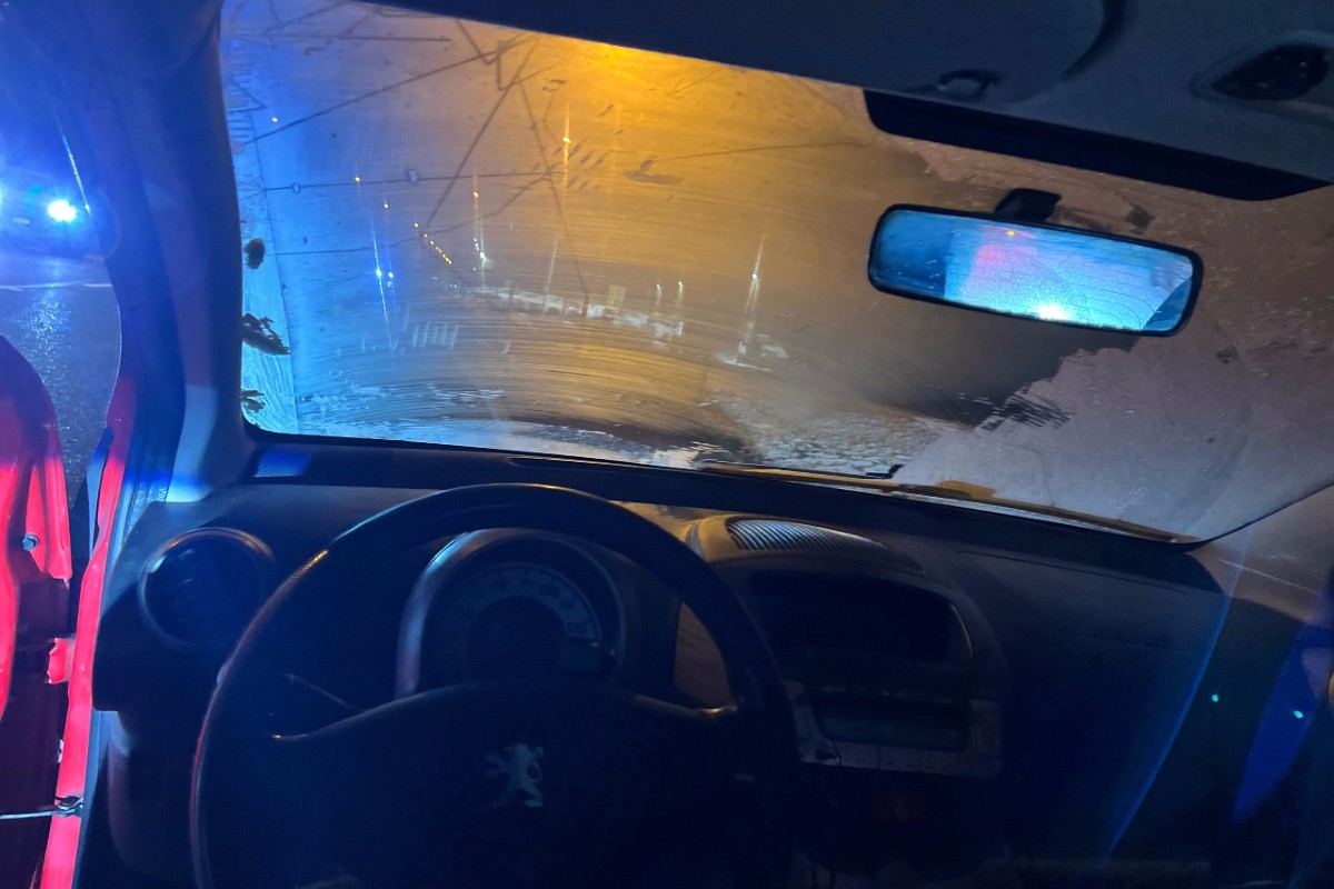 Kanton St.Gallen - Mit vereisten Scheiben unterwegs